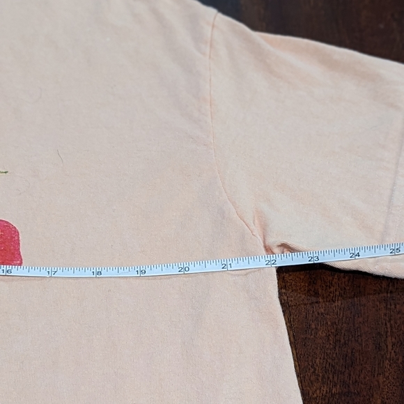 NWOT Strawberry Shortcake Raw Hem Tee T-shirt XL - Picture 5 of 8